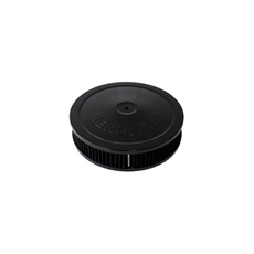 Black Air Filter Assembly 9" x 2", 5-1/8" neck