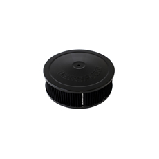 Black Air Filter Assembly 9" x 2-3/4", 5-1/8" neck