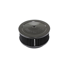 Black Air Filter Assembly 6-3/8" x 2-1/2", 5-1/8" neck