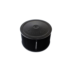 Black Air Filter Assembly 9" x 5", 5-1/8" neck