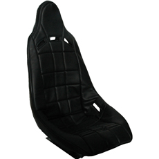 RCI HIGH BACK SEAT COVER-BLACK