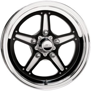 BILLET SPECIALTIES STREET LITE 15 X 4  1.625"BS 4.5" BLACK