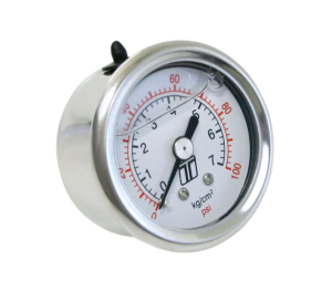 FPR GAUGE 0-100PSI LIQUID FILLED